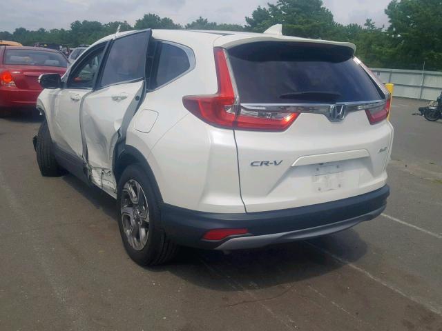 2HKRW2H81JH639438 - 2018 HONDA CR-V EXL WHITE photo 3