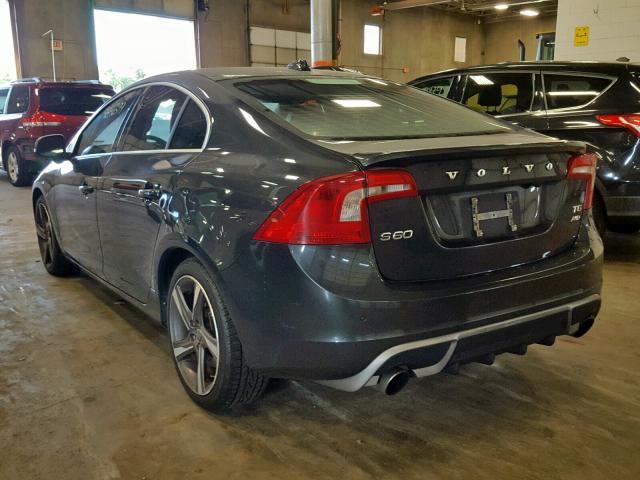 YV1902FH4C2137736 - 2012 VOLVO S60 T6 GRAY photo 3