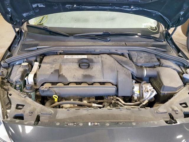 YV1902FH4C2137736 - 2012 VOLVO S60 T6 GRAY photo 7