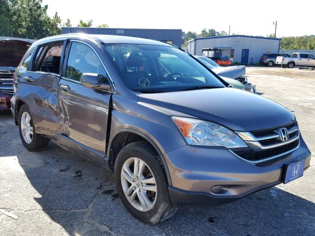 5J6RE4H75BL116288 - 2011 HONDA CR-V EXL CHARCOAL photo 1