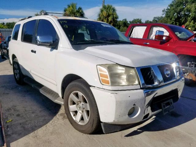 5N1AA08A64N728490 - 2004 NISSAN ARMADA SE WHITE photo 1