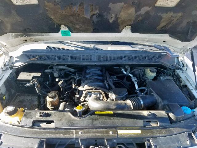 5N1AA08A64N728490 - 2004 NISSAN ARMADA SE WHITE photo 7