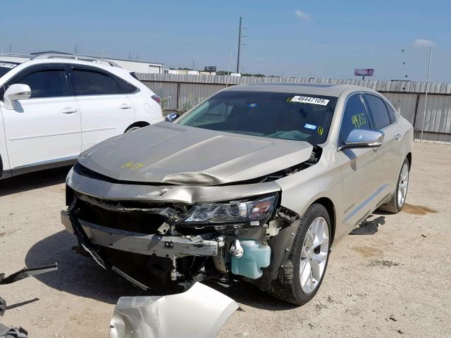 2G1155S35E9253251 - 2014 CHEVROLET IMPALA LTZ GOLD photo 2