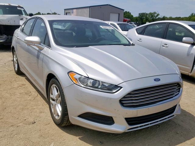 1FA6P0HD0G5102589 - 2016 FORD FUSION SE SILVER photo 1