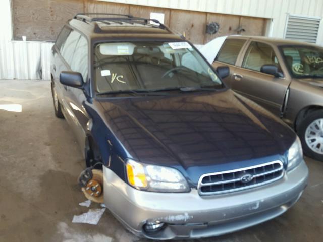 4S3BH665217608490 - 2001 SUBARU LEGACY OUT BLUE photo 1