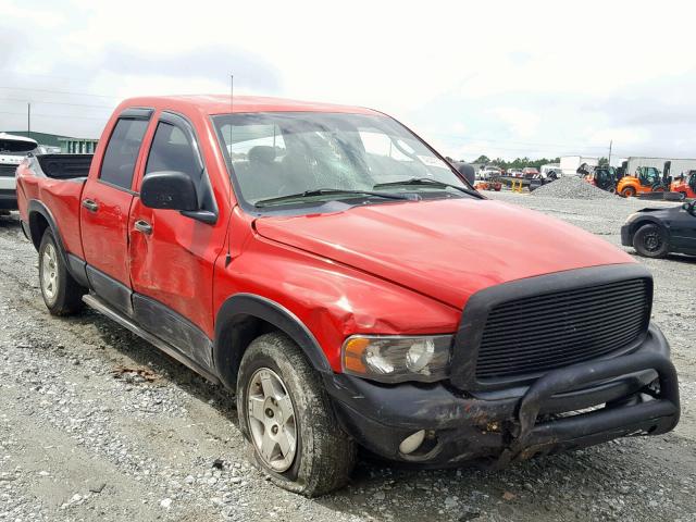 1D7HA18D24S641776 - 2004 DODGE RAM 1500 S RED photo 1