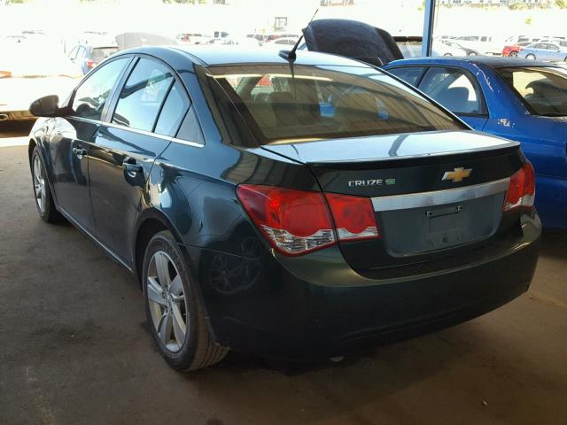 1G1P75SZ2E7384860 - 2014 CHEVROLET CRUZE GREEN photo 3