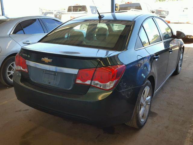 1G1P75SZ2E7384860 - 2014 CHEVROLET CRUZE GREEN photo 4