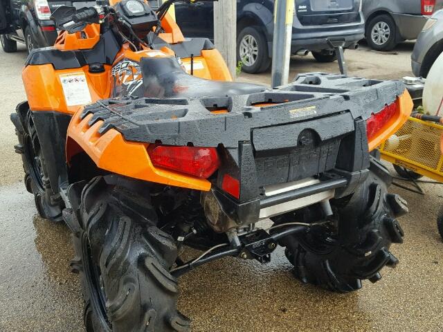 4XASXN850GA262839 - 2016 POLARIS SPORTSMAN ORANGE photo 3