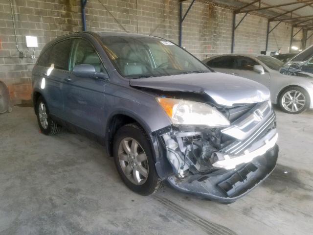 JHLRE38748C020910 - 2008 HONDA CR-V EXL BLUE photo 1