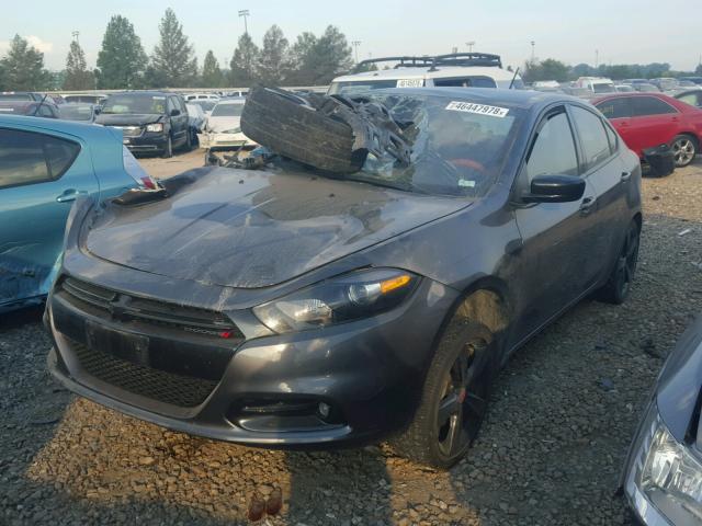 1C3CDFBB8FD173449 - 2015 DODGE DART SXT GRAY photo 2