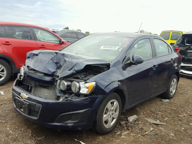 1G1JA5SHXF4104975 - 2015 CHEVROLET SONIC LS 蓝色 照片 2