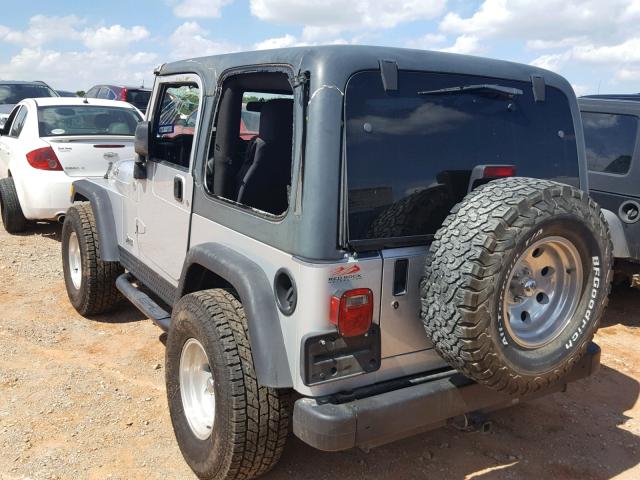 1J4FA39S55P369880 - 2005 JEEP WRANGLER X SILVER photo 3