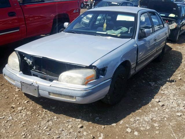 2MELM74WXRX621039 - 1994 MERCURY GRAND MARQ BLUE photo 2