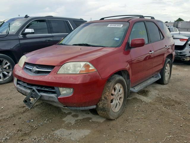 2HNYD18893H526774 - 2003 ACURA MDX TOURIN MAROON photo 2