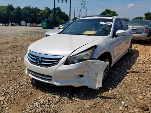 1HGCP3F87BA000194 - 2011 HONDA ACCORD EXL WHITE photo 2