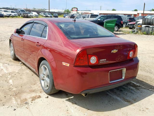 1G1ZC5E10BF318707 - 2011 CHEVROLET MALIBU 1LT MAROON photo 3