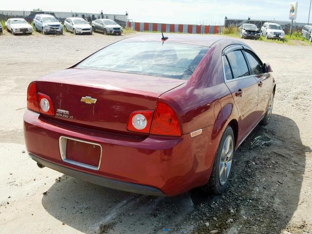 1G1ZC5E10BF318707 - 2011 CHEVROLET MALIBU 1LT MAROON photo 4