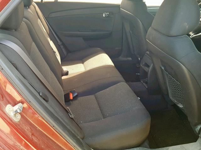 1G1ZC5E10BF318707 - 2011 CHEVROLET MALIBU 1LT MAROON photo 6