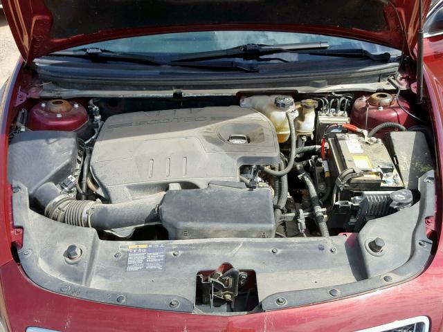 1G1ZC5E10BF318707 - 2011 CHEVROLET MALIBU 1LT MAROON photo 7