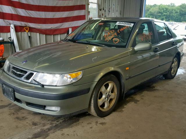 YS3EF48E3X3089396 - 1999 SAAB 9-5 SE GREEN photo 2