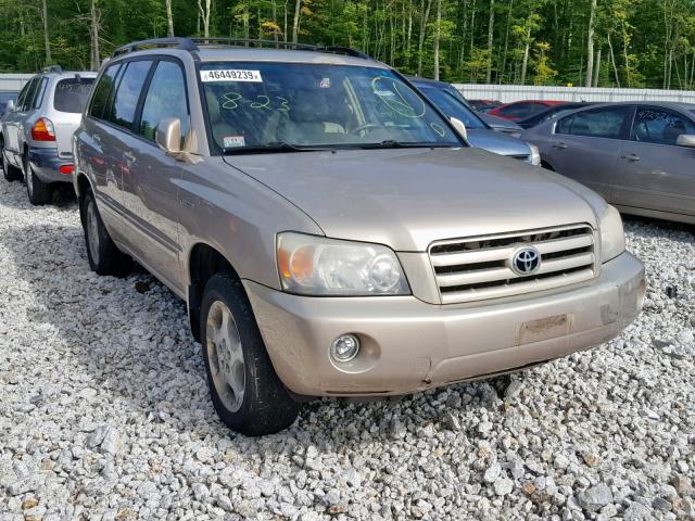 JTEEP21A640018041 - 2004 TOYOTA HIGHLANDER TAN photo 1