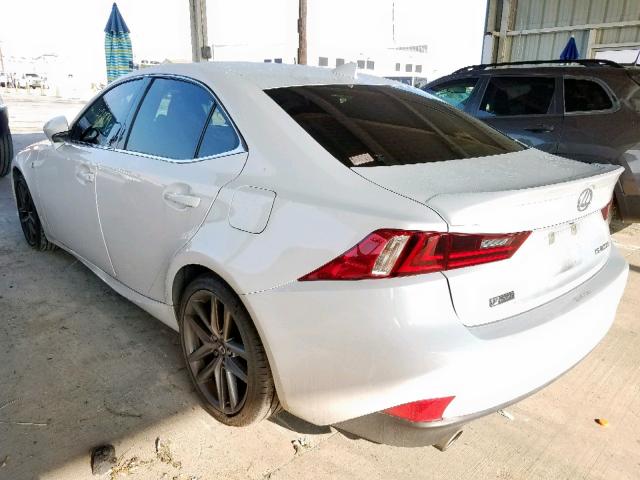 JTHBA1D28G5028969 - 2016 LEXUS IS 200T WHITE photo 3