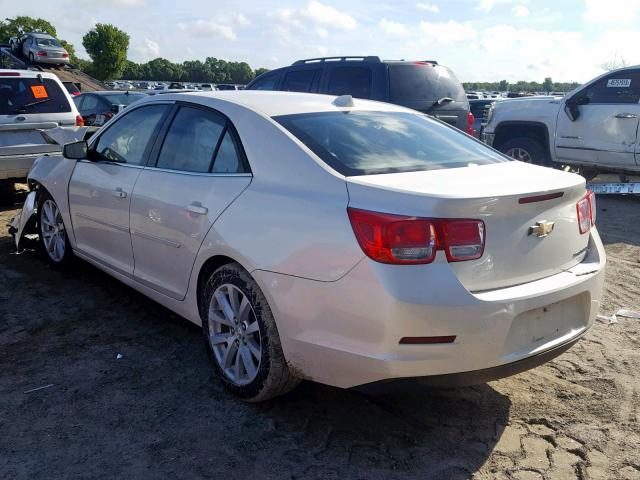 1G11G5SX7DF348722 - 2013 CHEVROLET MALIBU 3LT თეთრი ფოტო 3