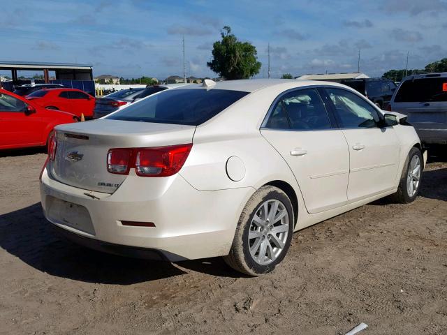 1G11G5SX7DF348722 - 2013 CHEVROLET MALIBU 3LT თეთრი ფოტო 4