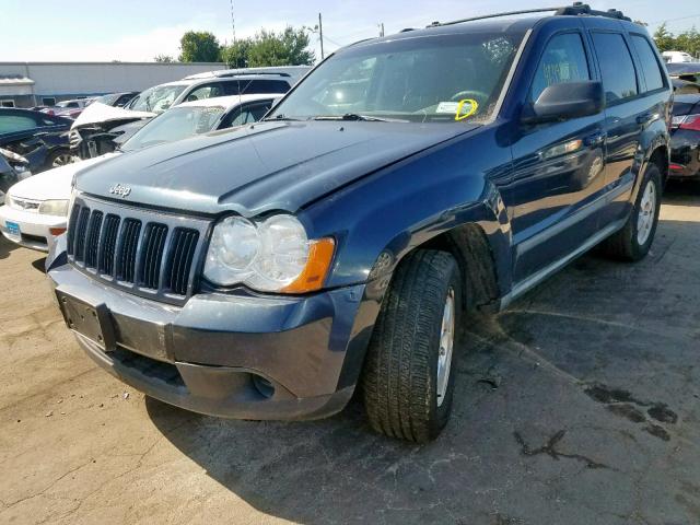 1J8GR48KX9C536542 - 2009 JEEP GRAND CHER BLUE photo 2