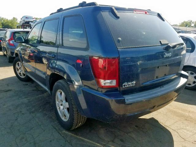 1J8GR48KX9C536542 - 2009 JEEP GRAND CHER BLUE photo 3