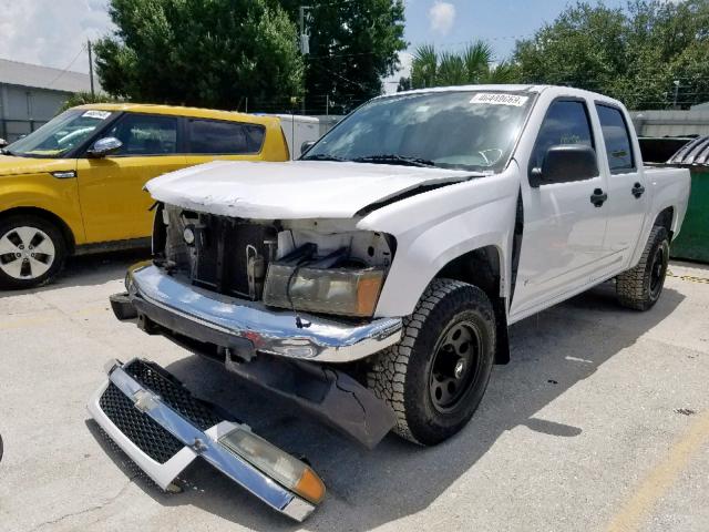 1GCCS136868279074 - 2006 CHEVROLET COLORADO WHITE photo 2