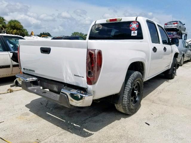 1GCCS136868279074 - 2006 CHEVROLET COLORADO WHITE photo 4