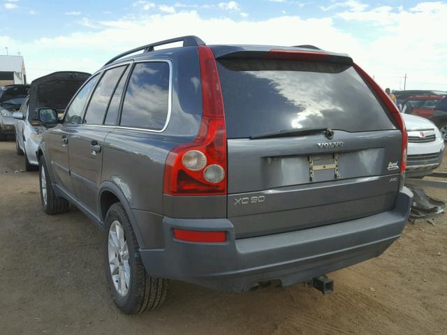 YV4CZ592461240690 - 2006 VOLVO XC90 GRAY photo 3