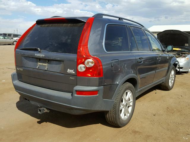 YV4CZ592461240690 - 2006 VOLVO XC90 GRAY photo 4