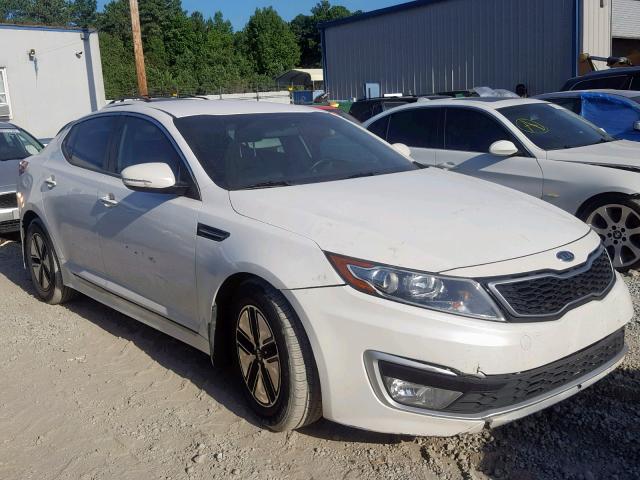 KNAGM4AD5C5018204 - 2012 KIA OPTIMA HYB WHITE photo 1