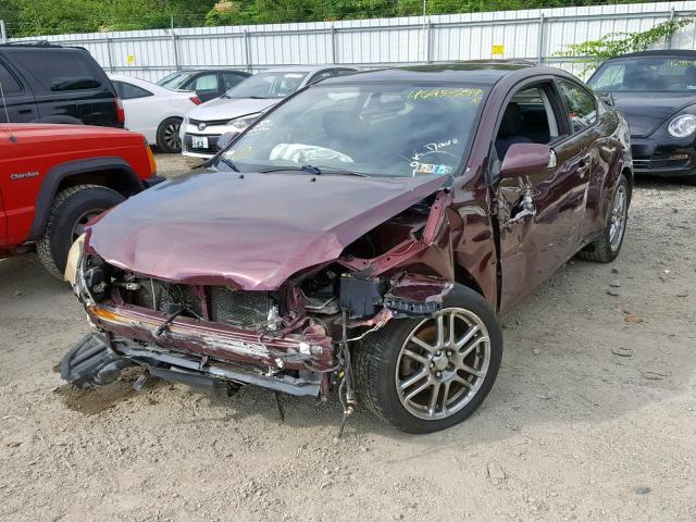 JTKDE177960111904 - 2006 TOYOTA SCION TC მუქწითელი ფოტო 2