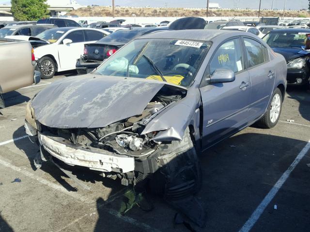 JM1BK324881158144 - 2008 MAZDA 3 S GRAY photo 2