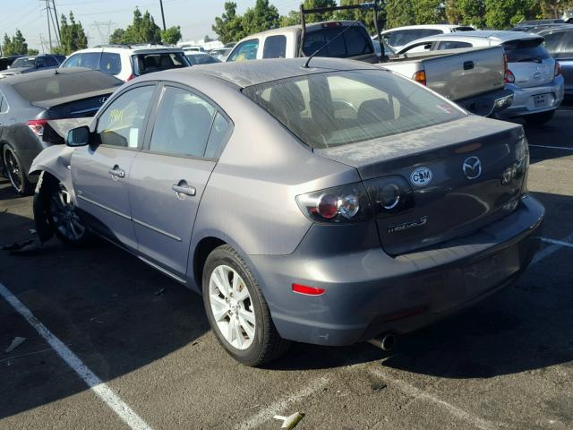 JM1BK324881158144 - 2008 MAZDA 3 S GRAY photo 3