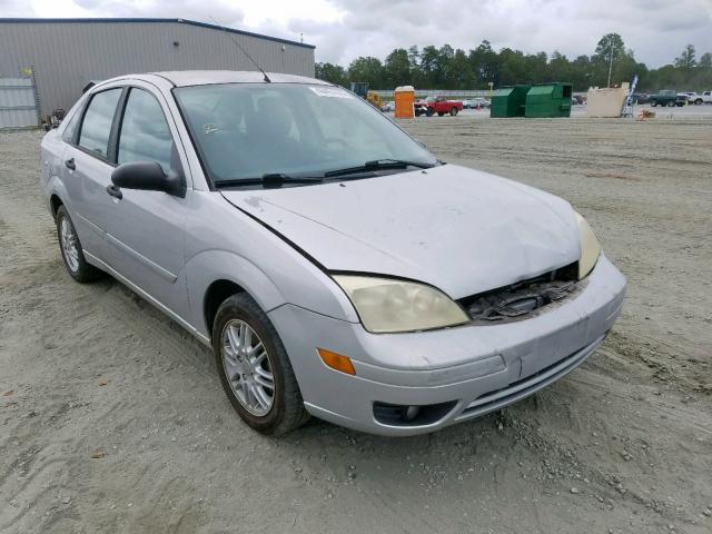 1FAFP34N46W116262 - 2006 FORD FOCUS ZX4 SILVER photo 1