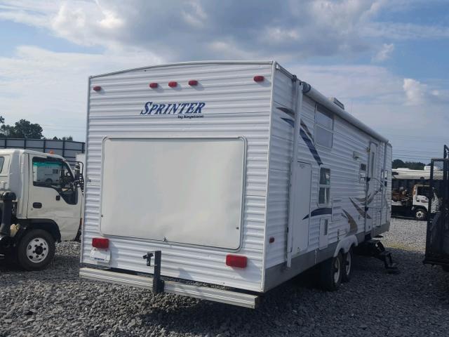 4YDT307255A221359 - 2005 KEYSTONE SPRINTER WHITE photo 4