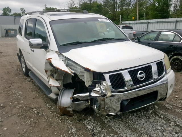 5N1AA08B84N723297 - 2004 NISSAN ARMADA SE WHITE photo 1