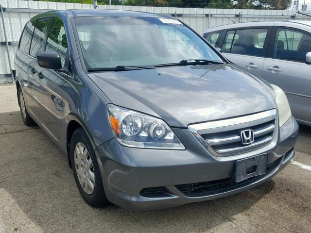 5FNRL38227B007629 - 2007 HONDA ODYSSEY LX SILVER photo 1