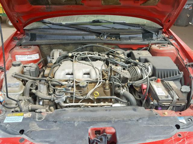 1G2NF52E7YM801141 - 2000 PONTIAC GRAND AM S RED photo 7