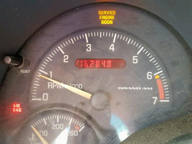 1G2NF52E7YM801141 - 2000 PONTIAC GRAND AM S RED photo 8