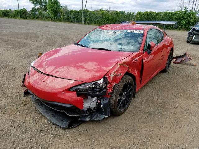 JF1ZNAA15H9700292 - 2017 TOYOTA 86 BASE RED photo 2