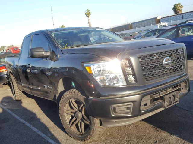 1N6AA1CK4HN575962 - 2017 NISSAN TITAN S BLACK photo 1