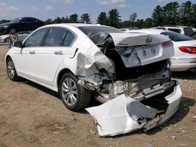 1HGCP3F81CA005778 - 2012 HONDA ACCORD EXL WHITE photo 3