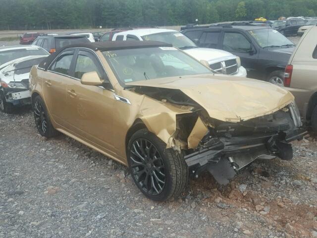 1G6DE5E57D0134839 - 2013 CADILLAC CTS LUXURY GOLD photo 1