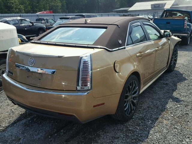 1G6DE5E57D0134839 - 2013 CADILLAC CTS LUXURY GOLD photo 4